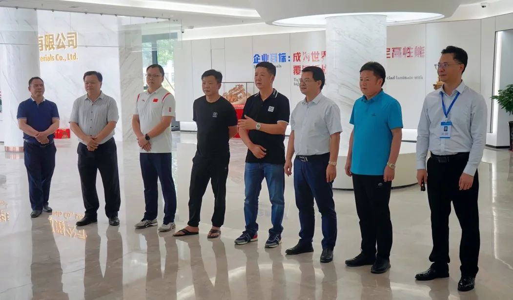 立讯精密王来胜副董事长一行到江南(中国)材料考察